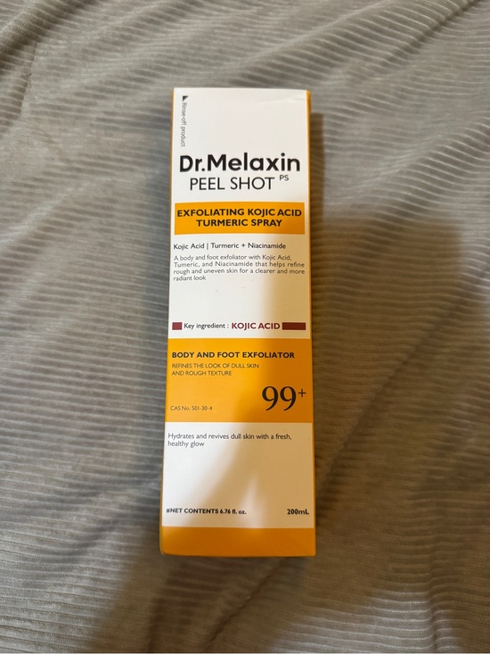 Dr. Melaxin Other - Dr. Melaxin Peel Shot Exfoliating Kojic Acid Turmeric Spray - Yellow